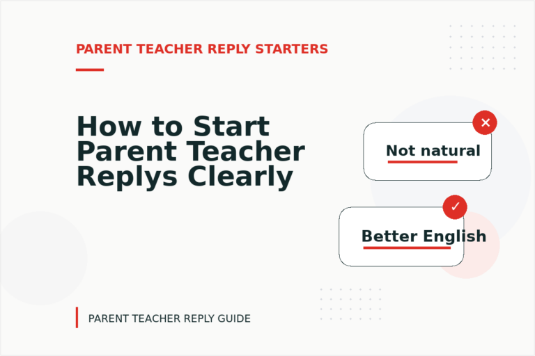 How to Start Parent Teacher Replys Clearly How to Start Parent Teacher Replys Clearly