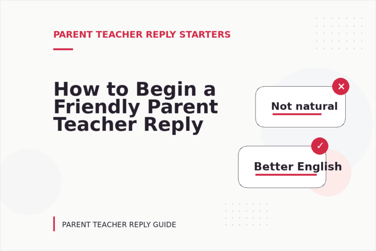 How to Begin a Friendly Parent Teacher Reply How to Begin a Friendly Parent Teacher Reply