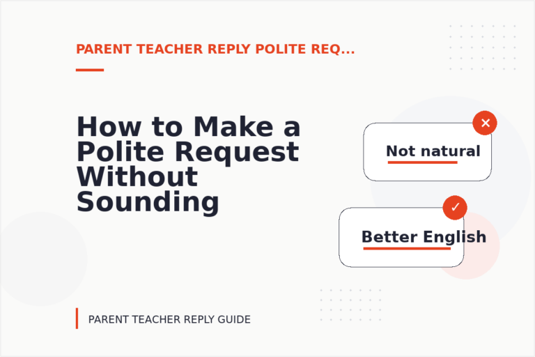 How to Make a Polite Request Without Sounding Demanding in Parent Teacher Reply English How to Make a Polite Request Without Sounding Demanding in Parent Teacher Reply English
