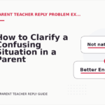 How to Clarify a Confusing Situation in a Parent Teacher Reply