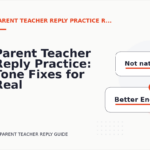 Parent Teacher Reply Practice: Tone Fixes for Real Situations